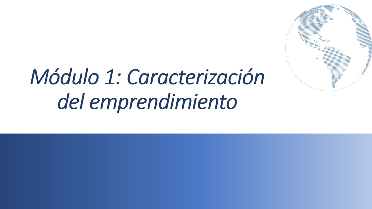 Módulo 1: Conceptualización de Emprendimiento